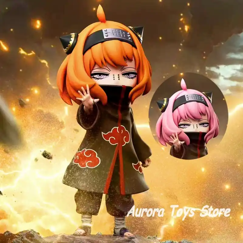 Figurine Anya Forger Akatsuki 17,5 cm – Style Chibi Naruto & Spy x Family Prix Bas