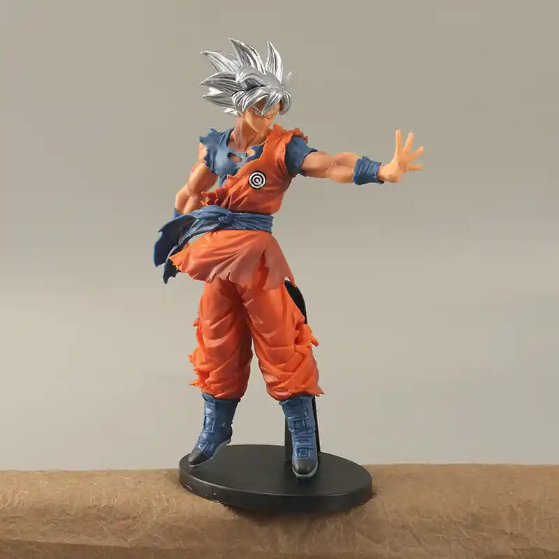 Achat Immédiat Figurine Manga Son Goku Cheveux Gris