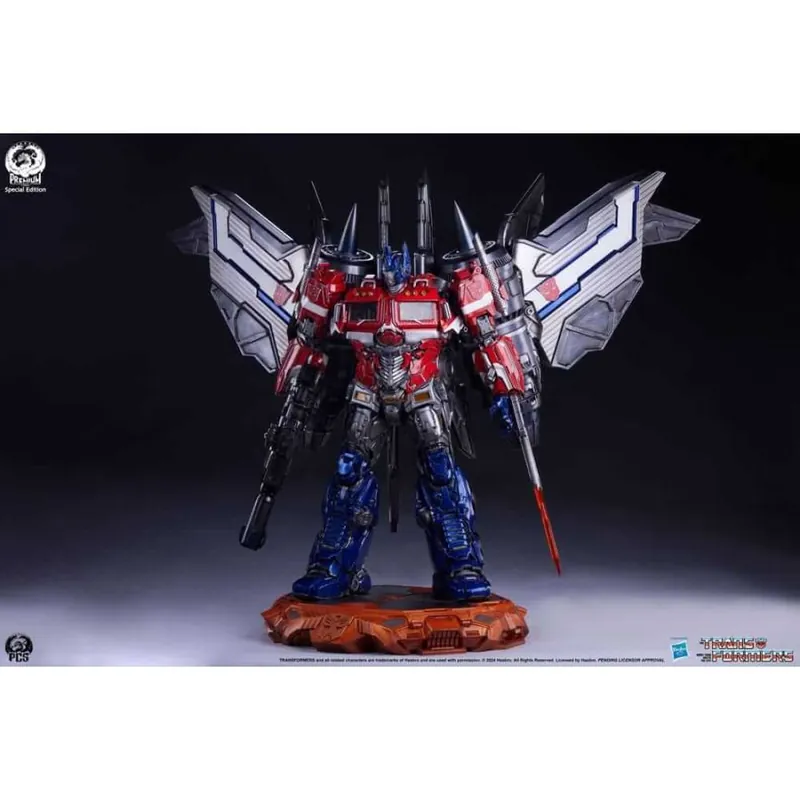 Livraison Mondiale Transformers statuette Museum Scale Optimus Prime Jet Convoy Edition 87 cm