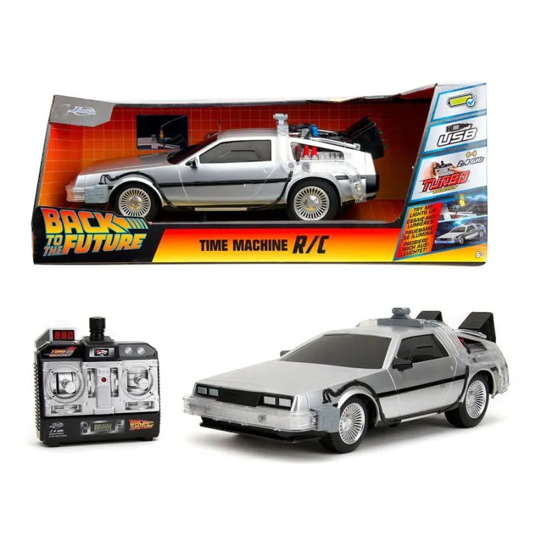 Meilleur Prix Retour vers le Futur véhicule 1/16 RC Time Machine contrôle infrarouge