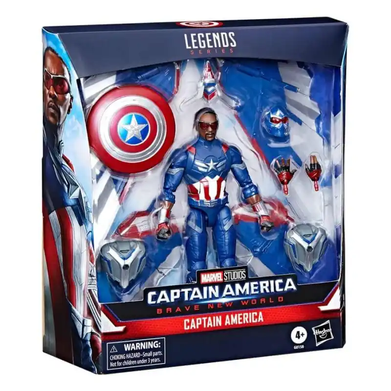 Captain America: Brave New World Marvel Legends figurine Captain America 15 cm Soldes