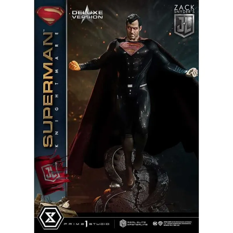 Zack Snyder s Justice League statuette Real Elite Masterline Series 1/3 Superman Knightmare Color Edition Deluxe Ver. 95 cm Meilleur Choix