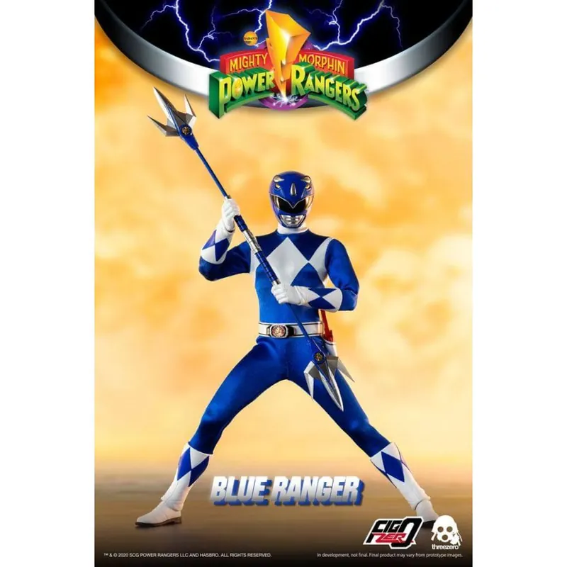 Paiement Sécurisé Mighty Morphin Power Rangers figurine FigZero 1/6 Blue Ranger  30 cm