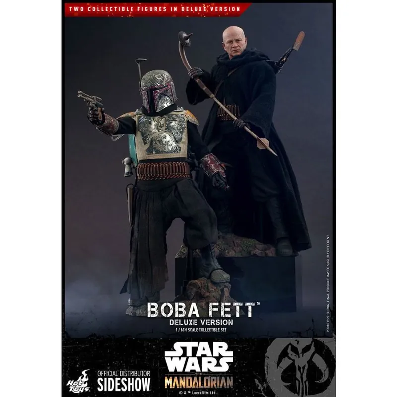 "Réservation Acompte" Star Wars The Mandalorian pack 2 figurines 1/6 Boba Fett Deluxe 30 cm Offre Limitée