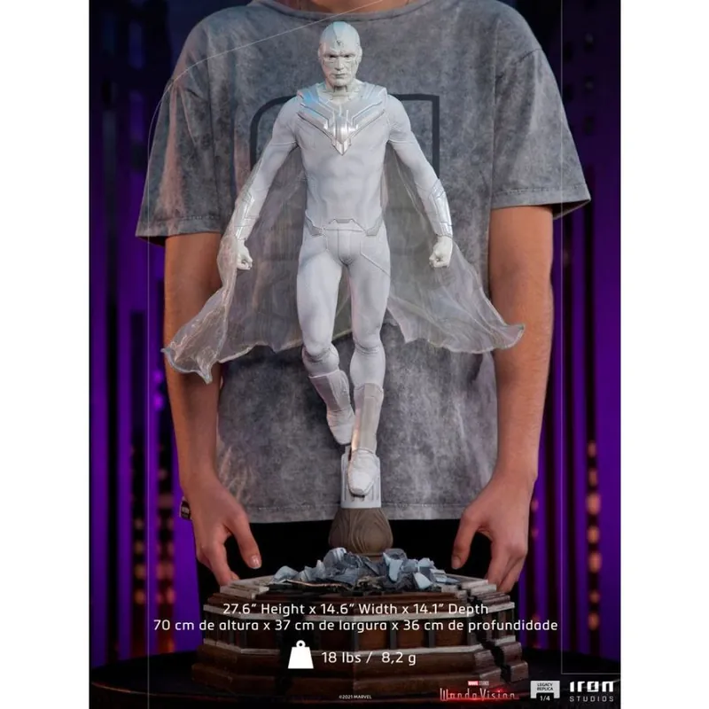 "Paiement 4x" WandaVision statuette Legacy Replica 1/4 White Vision  70 cm Réduction