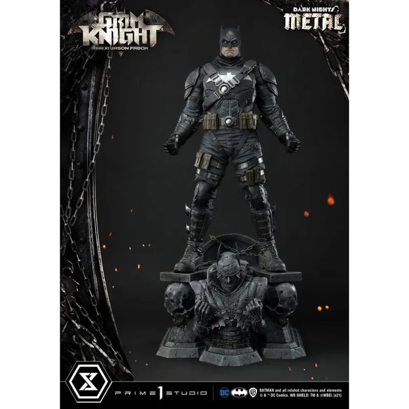 "Paiement 4x" Dark Nights : Metal statuette The Grim Knight by Jason Fabok  82 cm Offre Spéciale
