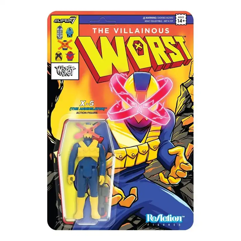 Seulement Aujourd’hui The Worst: Mutant Team X5 The Annihilator ReAction Action Figure (10cm)