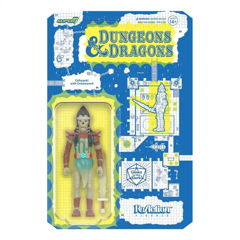 Dungeons & Dragons: Githyanki Glow in the Dark ReAction Action Figure Wave 04 (10cm) Prix Bas