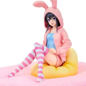 Rascal Does Not Dream of a Knapsack Kid: Mai Sakurajima - Hoodie Look Rabbit Ears Ver. 1\\/7 PVC Statue (18cm) Populaire