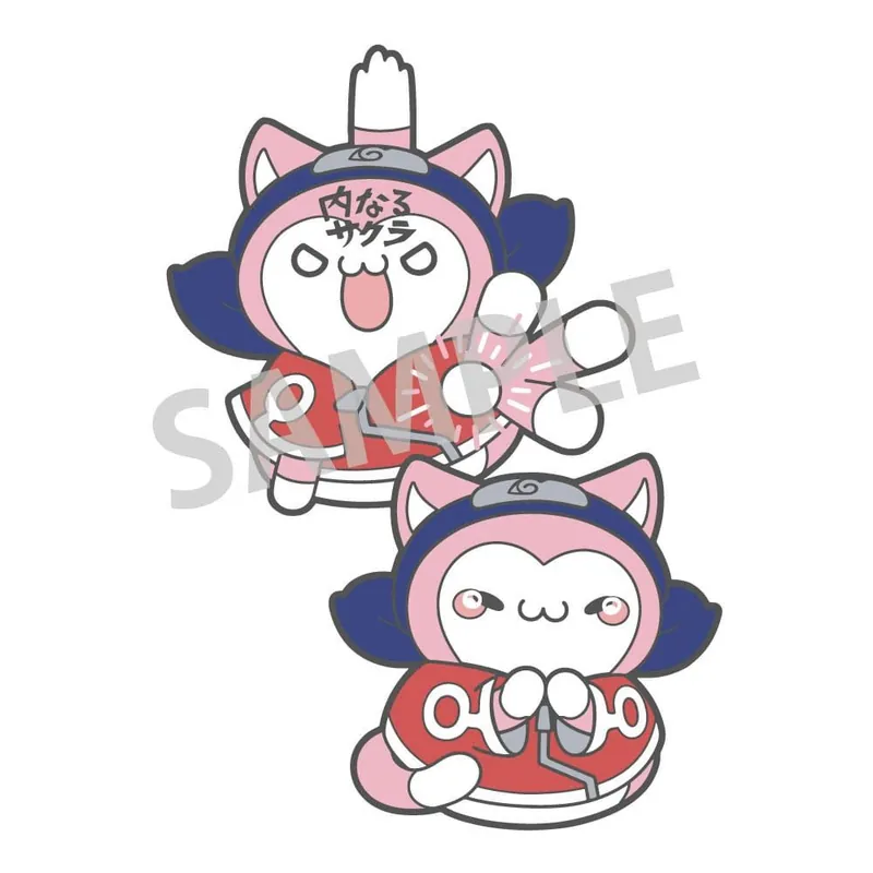 Naruto: Sakura Haruno Nyaruto! Enamel Pins Mega Cat Project (5cm Case) Authentique