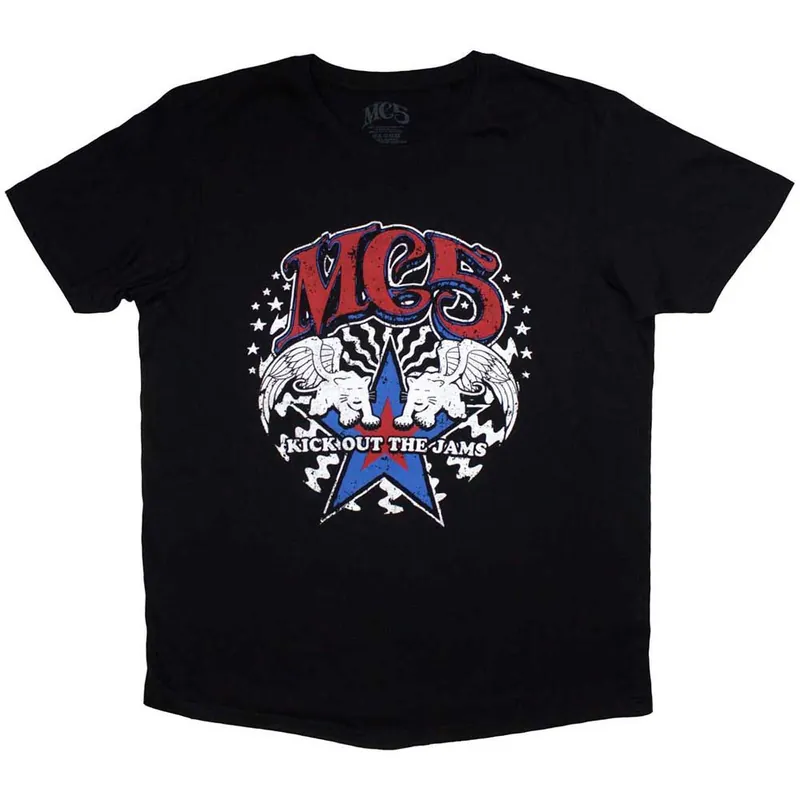 Dernier Modèle MC5: Star - Black T-Shirt