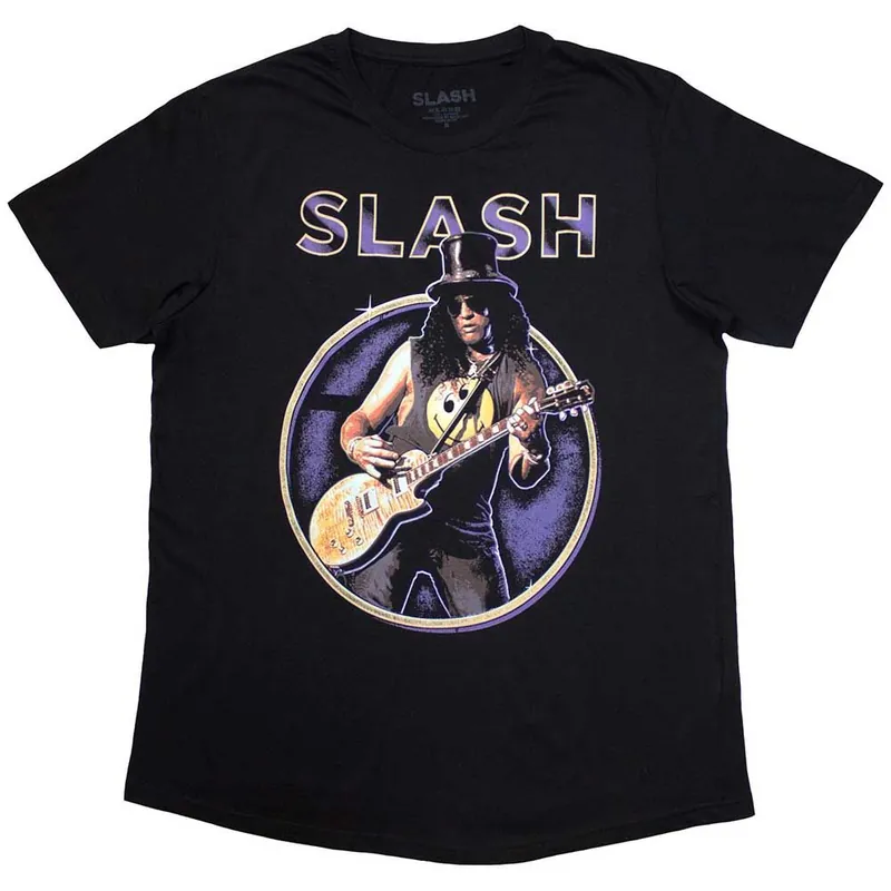 Slash: Purple Circle - Black T-Shirt Prix Bas