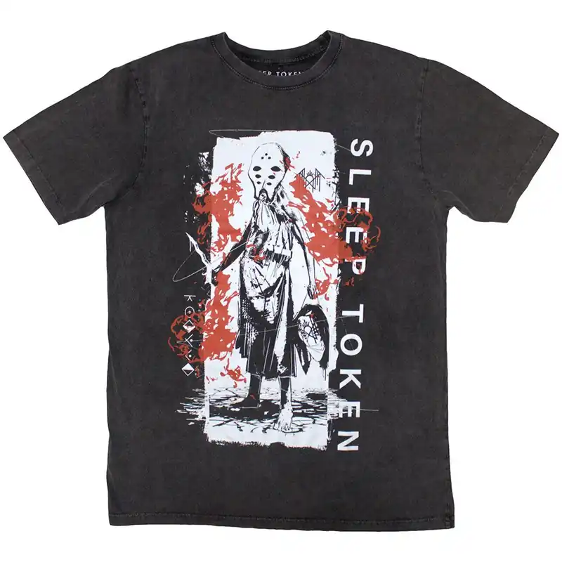 Must-Have Sleep Token: Euclid (Wash, Stone Wash) - Grey Stone Wash T-Shirt