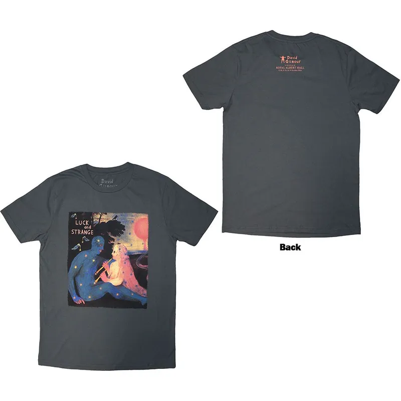 Réduction David Gilmour: Luck & Strange London 2 (Back Print) - Grey T-Shirt