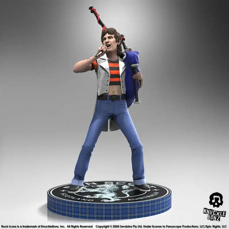 AC\\/DC: Bon Scott II Rock Iconz Statue (24cm) Livraison Mondiale
