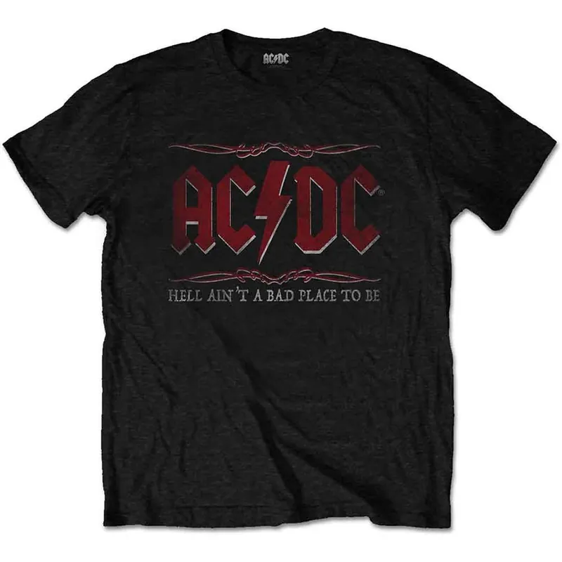 AC\\/DC: Hell Ain't A Bad Place - Black T-Shirt Livraison Gratuite