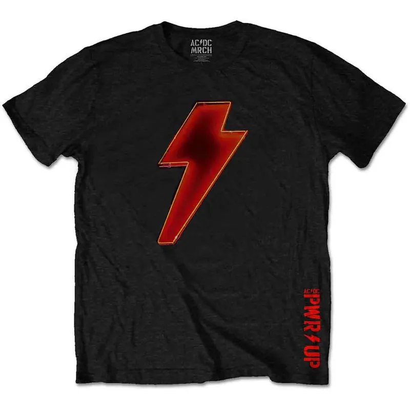 AC\\/DC: Bolt Logo - Black T-Shirt Original