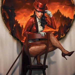 ZATANNA BRING DOWN THE HOUSE #5 (OF 5) CVR D INC 1:25 OSCAR VEGA VIRGIN VAR (MR) Promotion